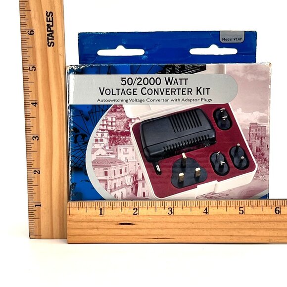 Voltage Converter Kit With Adaptor Plugs Model VCAP 50/2000 Watt Autoswitching - Picture 12 of 14